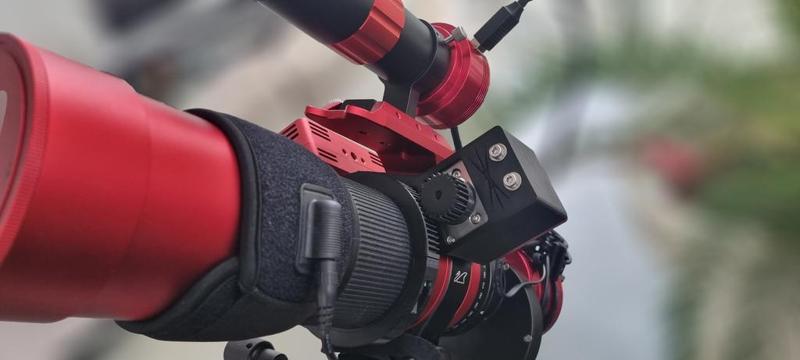 astrophotography William optics REDCAT-51  mount for  ZWO ASIAIR, EAF and guidescope 