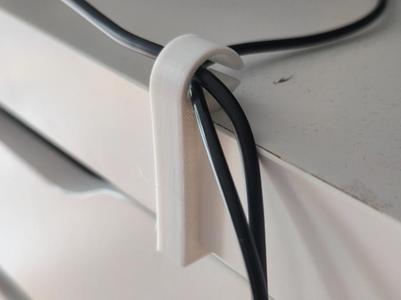 Cable Clip for Ikea Desk