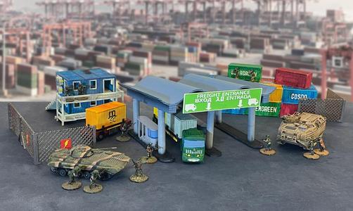 MODULAR SECURITY FENCE - CONTAINER PORT - FREE SAMPLE
