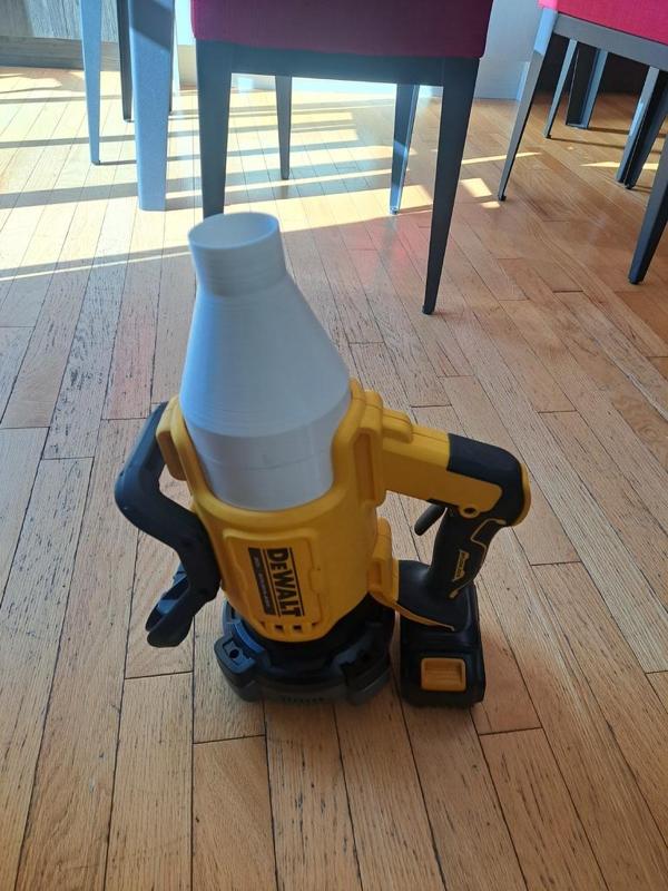 dcbl722b 20v max Dewalt leaf blower short tube