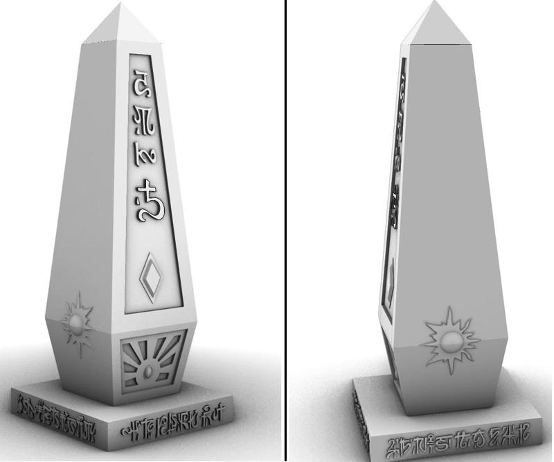 High elves obelisk - obelisco alto elfo