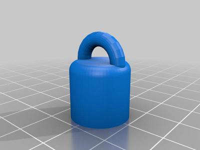 Lip Balm Cap With Loop for Keychain, Clip,  etc.