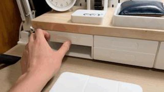 desk shelf / under desk drawer