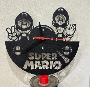 Wall clock super mario 