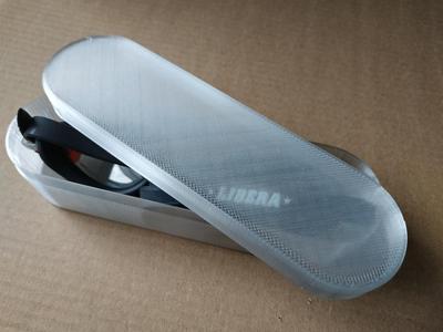 Customizable rounded case with lid