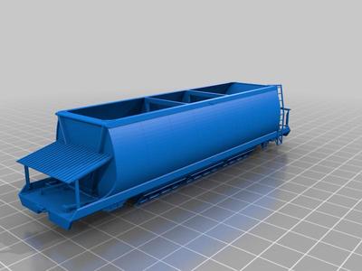 Tasrail HF coal hoppers 1-33 air braked