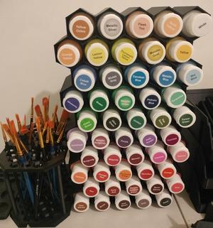 Paint Holder Hexagon