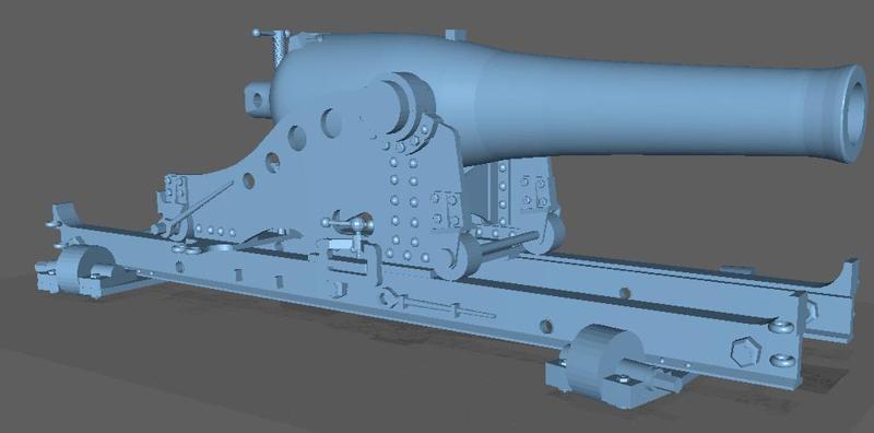 XI inch Dahlgren on Iron Pivot