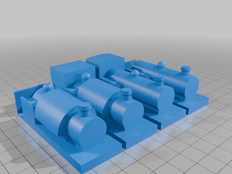 Little Old Twins  | Wooden Railway (Wheels not included)