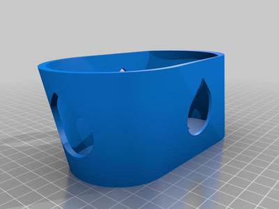 Bike Helmet Wall Mount (with storage) - modified