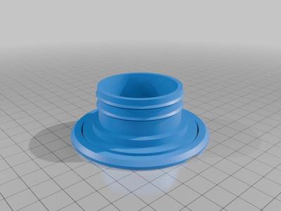 Washing line hole plug