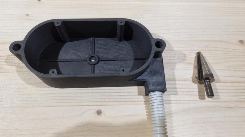 Power Socket Mount on Wall 40mm  thick (European Socket)