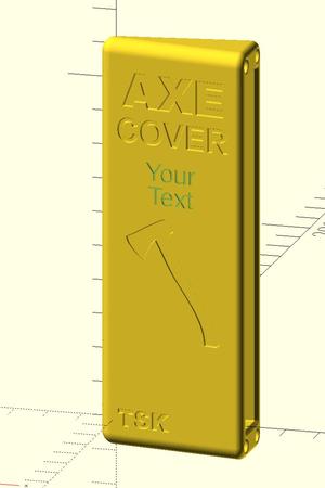 Axe Cover 4 inch with Your Text