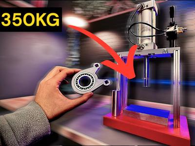 3D PRINTED PRESS 350KG !!!