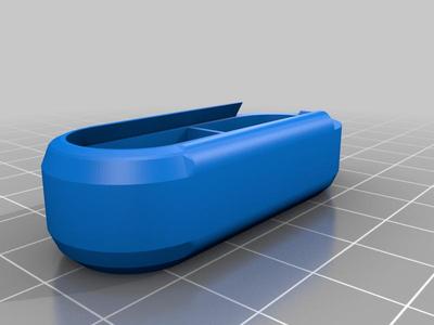 Pill Box Keychain with Divider