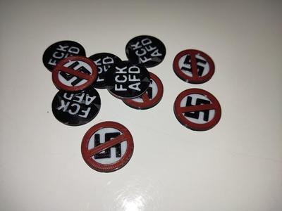 Einkaufswagenchip FCKAFD Multicolor