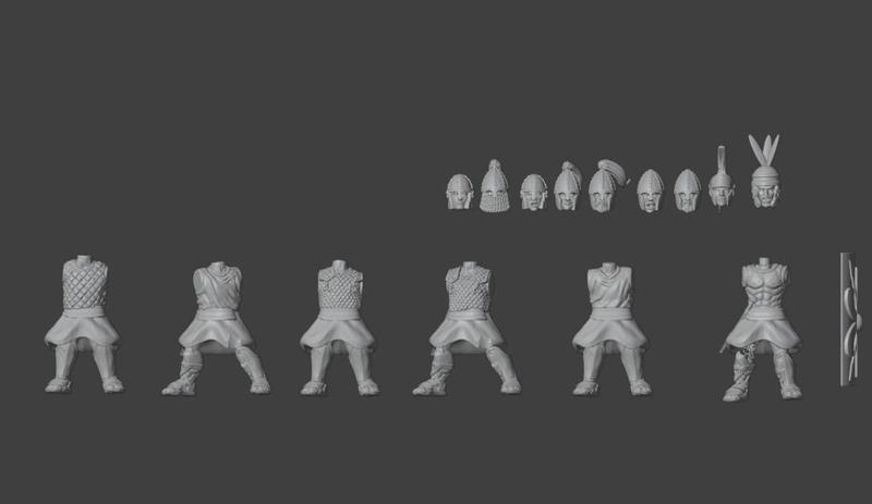 Modular late roman legionaries