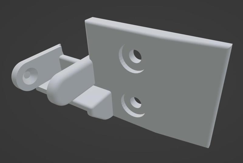 Elegoo Neptune 4 Hot Bed Cable Chain End Connector (remix)