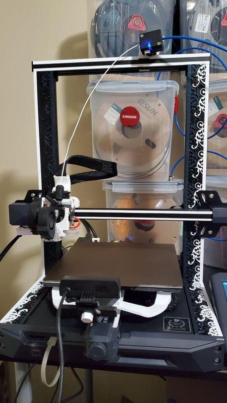 Ender3 S1 Rail Accents (Fancy-Ornamental)