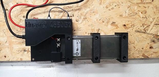 Huawei-R4850G2 Wall Mount with Wemos D1 Mini