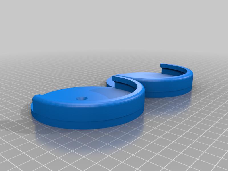 Halter Schutzkappe Gasflasche zweifach