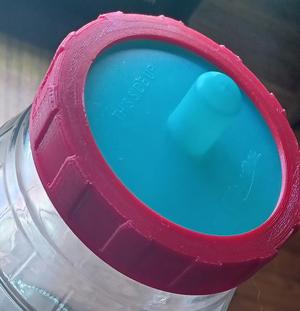 Pickle Jar Lid to Mason Wide Mouth Fermenter, Dry Lid (stp included)