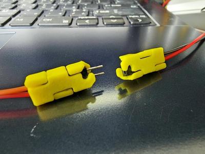 Dupont Cable 2-pin Connector with Buckle