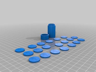 toy pennies with box