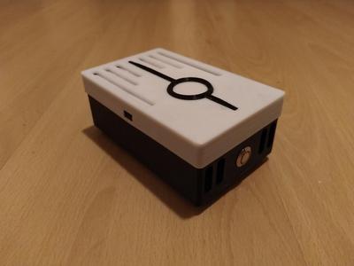 Minimalist Raspberry PI 4 case with 2.5" HDD