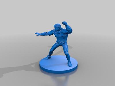 D&D miniature Half orc