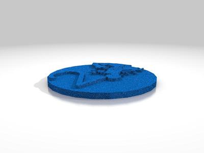 2 euro coin for Geocaching Trackable