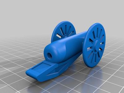 Cannon for small firecrackers