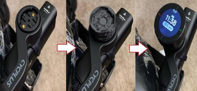 Beeline Velo 2 to Garmin Quarter turn adapter