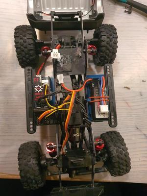 Furitek Katana FX118 - relocation Panels for the Battery and Electronic