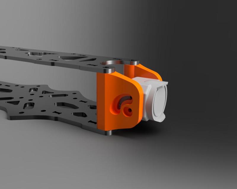 Heks Frame *Joocy* 28mm Cam Plate Dji air unit 03 outside