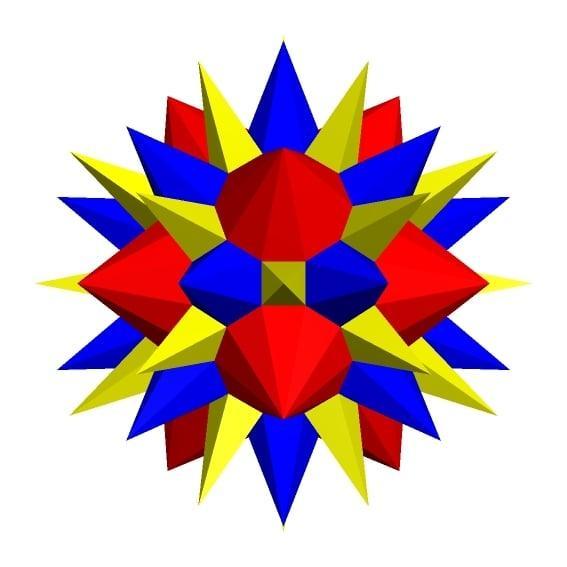 13 STELLATED ARCHIMEDEAN POLYHEDRA 
