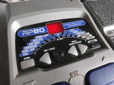 Simple buttons for Digitech RP80 Multieffect