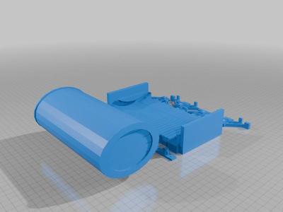 1:24 Wooden 19c. tank car (Euro couplers)