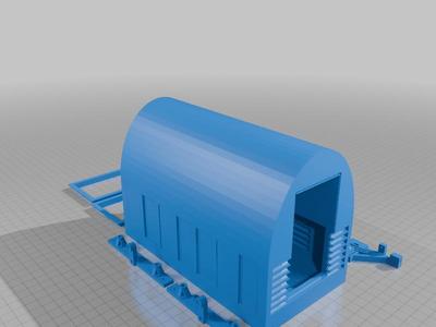 1:24 Gunpowder Van (Euro LGB Couplers, Playmobil western doors)