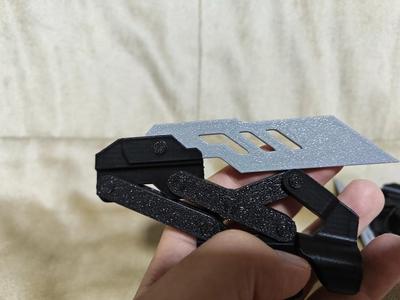 螳螂指爪 screw replacement (rivet and circlip)