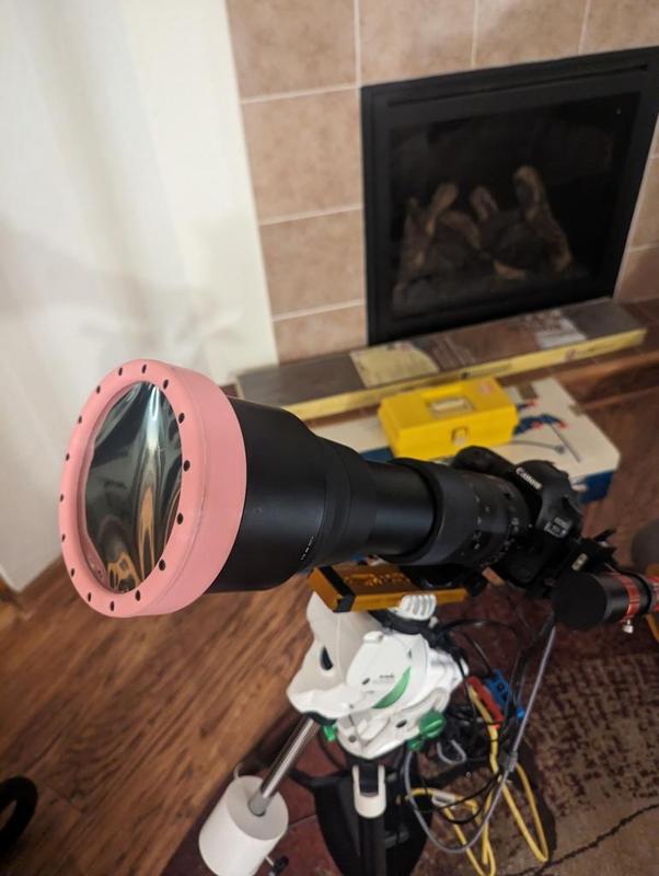 Solar Filter Lens Cap for Sigma 150-600mm Camera Lens