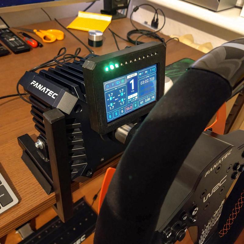 Simracing dash (4" Vocore + LED's)