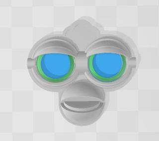 Furby Faceplate Sleepy