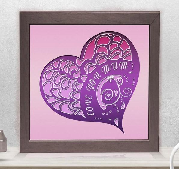 i love you mum lightbox