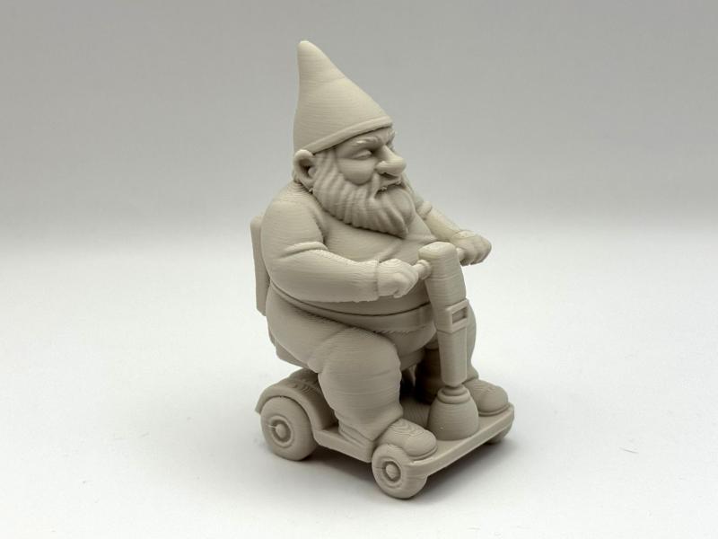 Chunky Gnome on Wheels