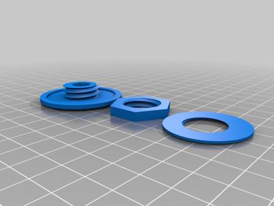 ARANDELA LONA MEJORADA Screw assembly tarp grommet/files MODIFIED