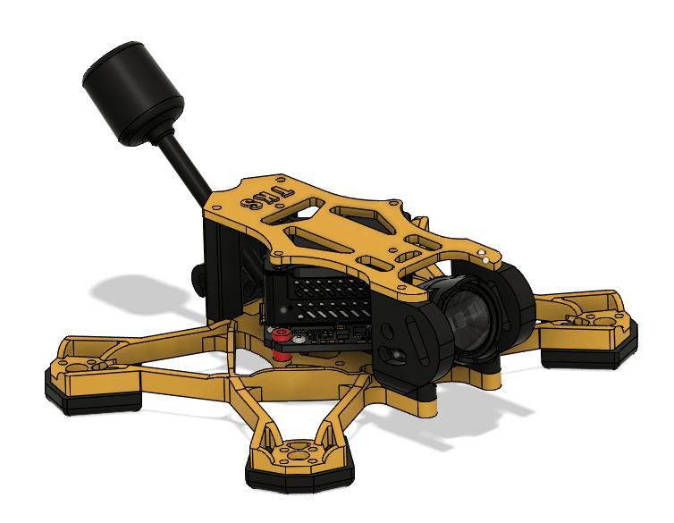 TKS GTR 2s-4s REMIX DJI O3 - 2.5in FPV Frame