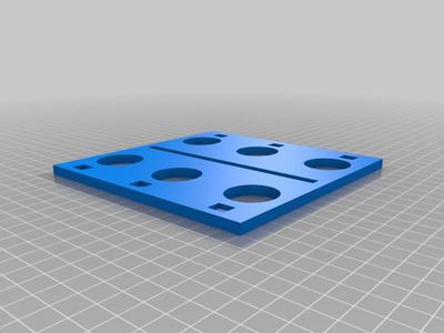 Front plate for magnets