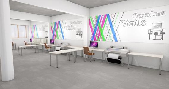 FAB LAB Walls decoration