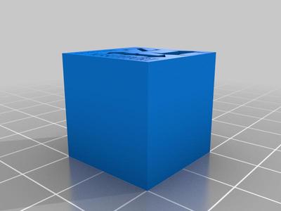 Calibration cube.